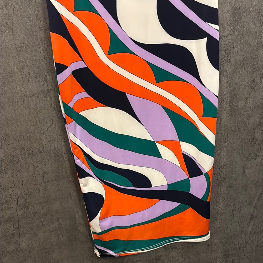 Colorful Geometric Pattern Dress - Picture 4 of 5